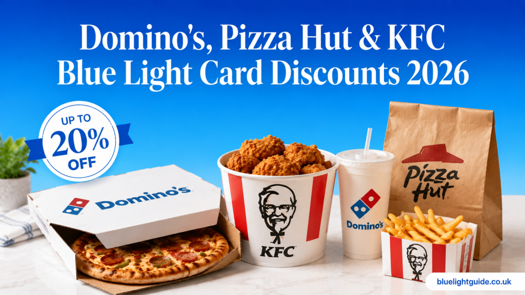 Fast food promo with Blue Light Card discounts