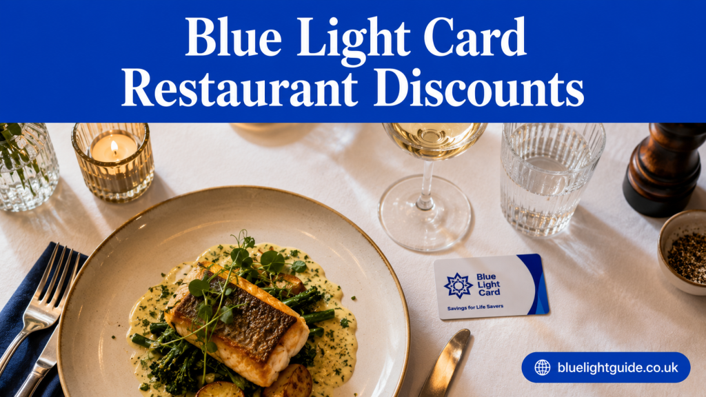 blue light card restaurants discounts