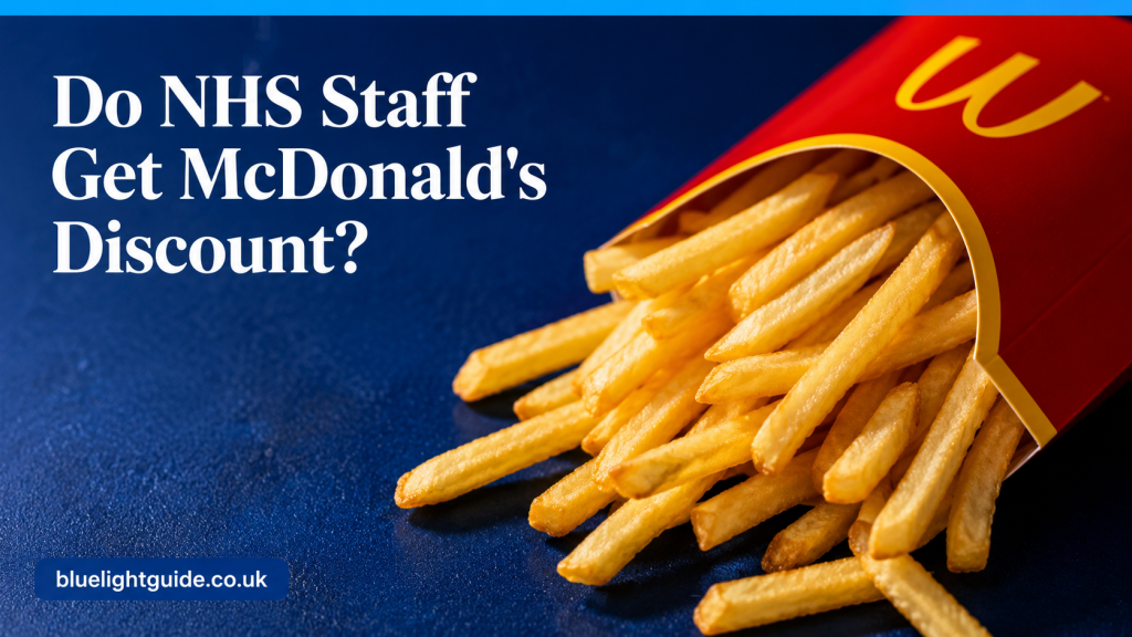 do nhs staff gets mcdonald discount
