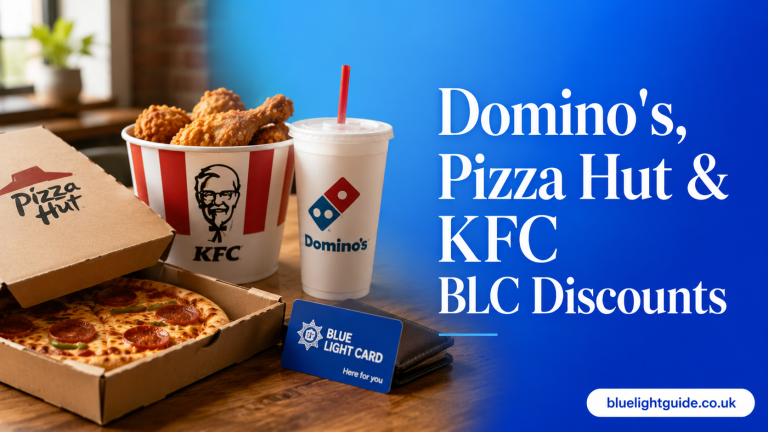 dominos pizza hut and kfc blue light card discounts