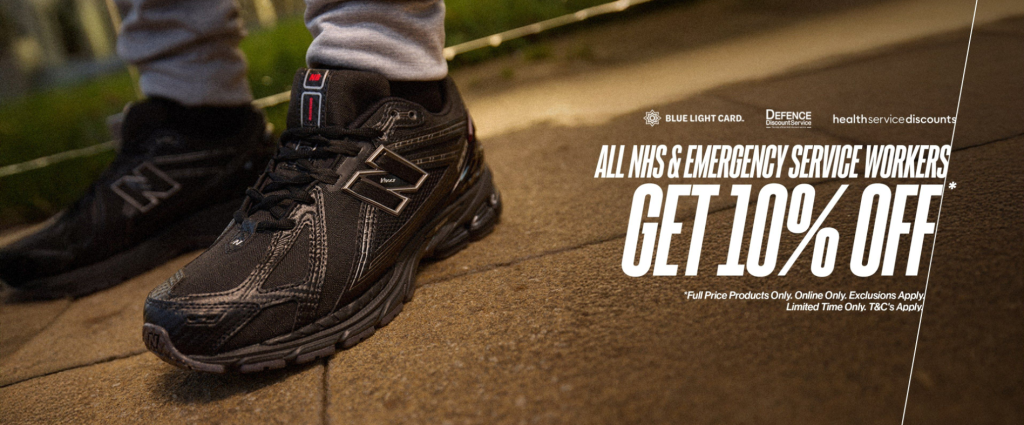 get 10% off at jd sports with blue light card