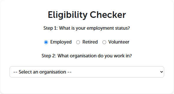 Blue Light card Eligibility checker