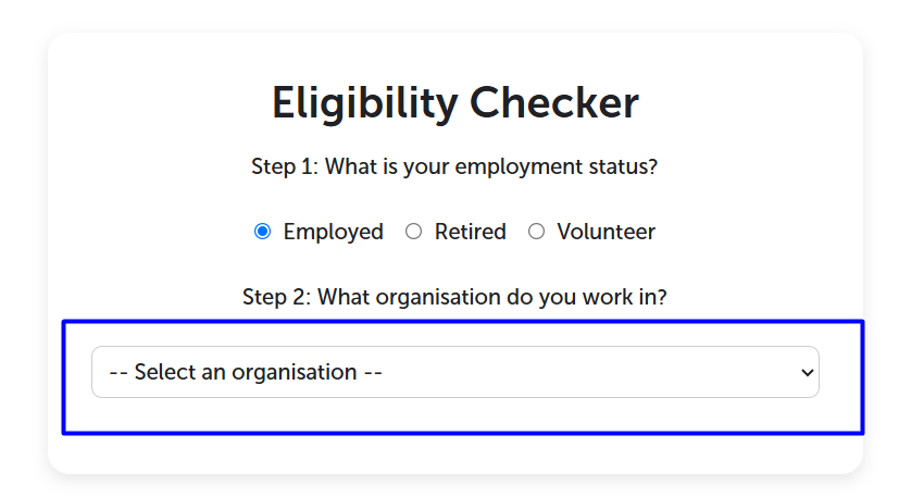eligibility checker for the blue light card 