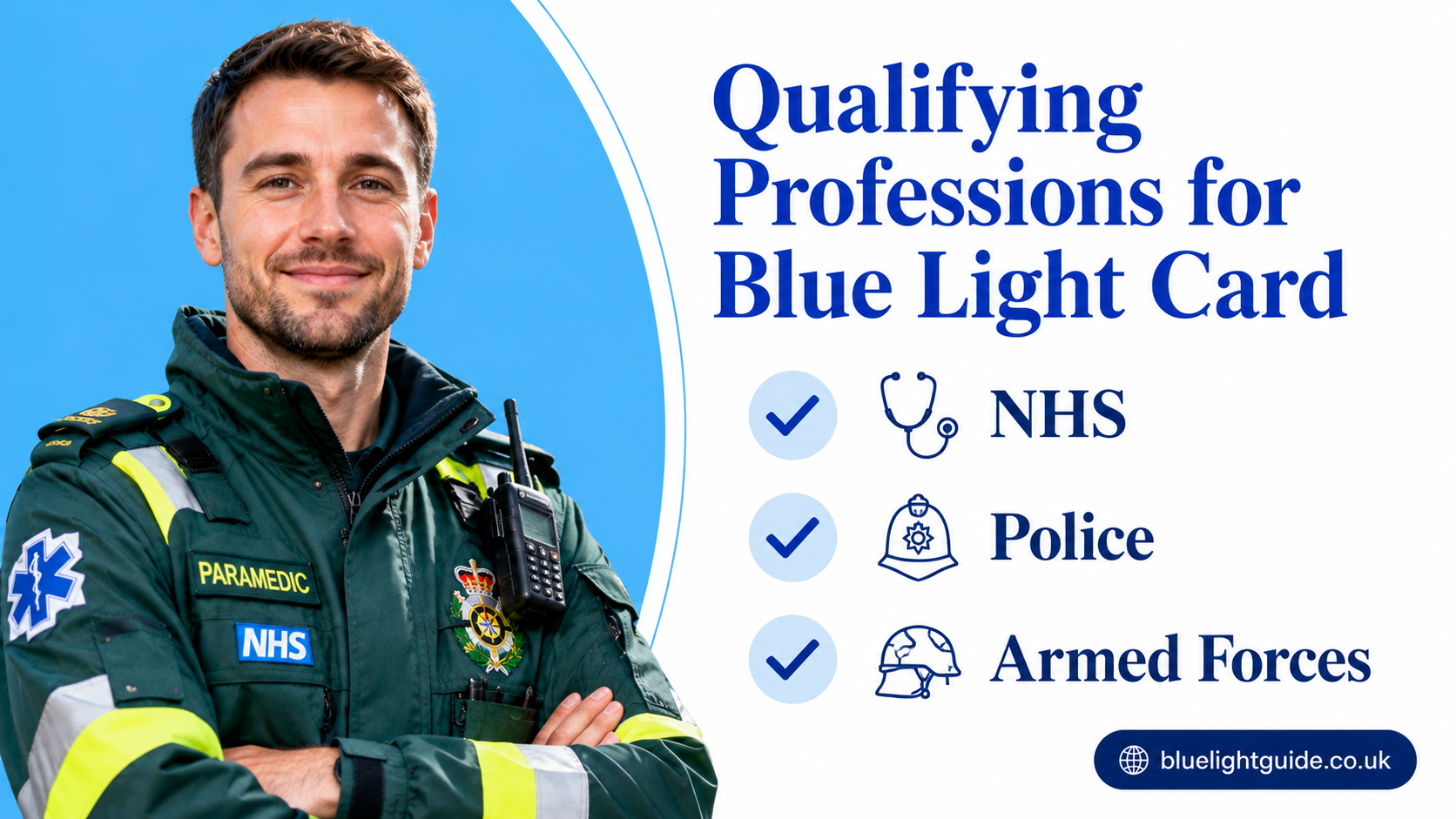 qualified professions for the blue light card