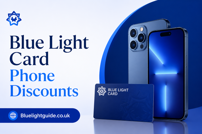 Blue Light Card phone discounts promo