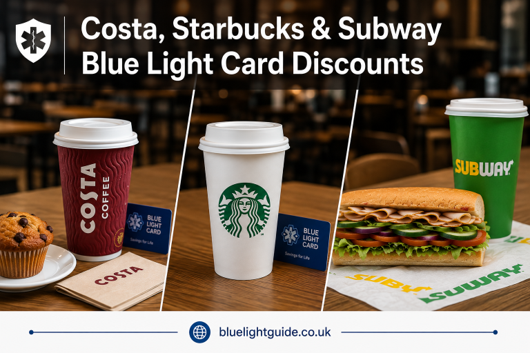 Costa,Starbucks & Subway Blue light card Dicount