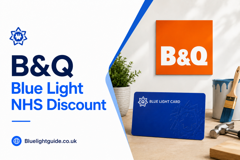 bq Blue Light NHS discount promotion