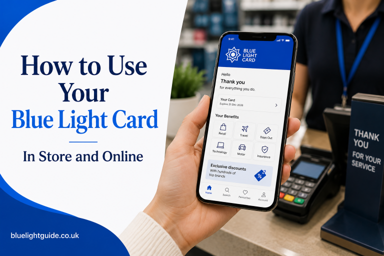 how to use blue light card guide