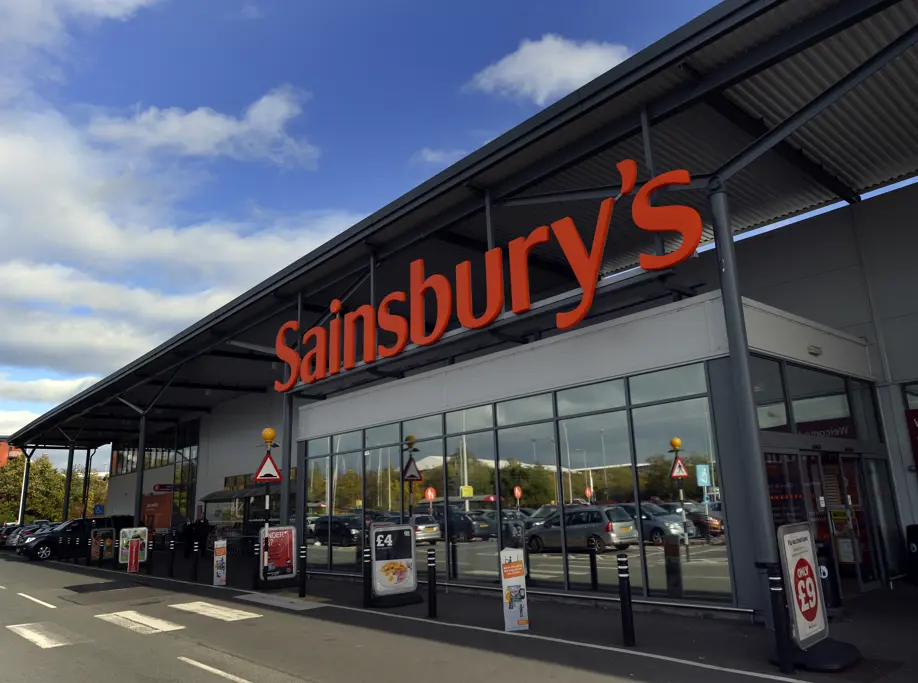 sainsbury store from outside in the uk 