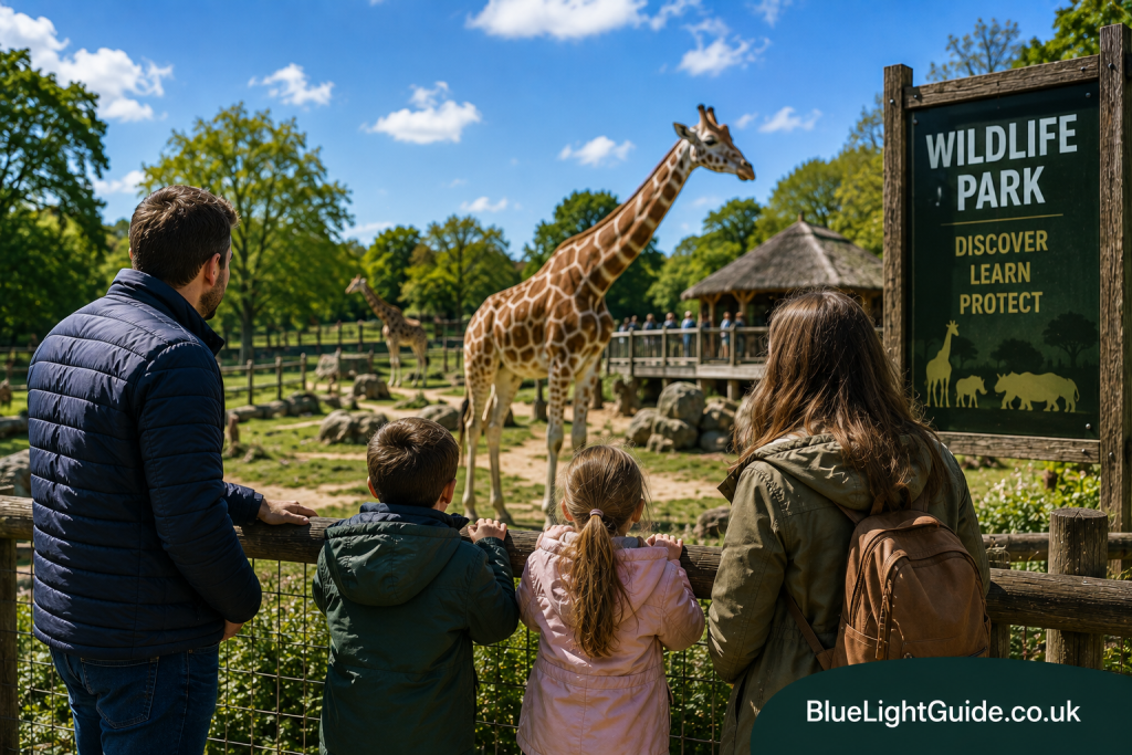 Family Giraffe Encounter at the Wildlife Park