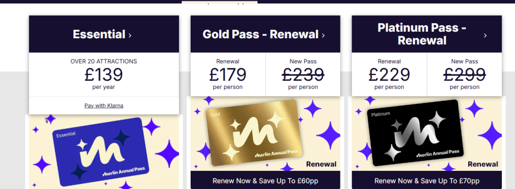 save money on renewing the merlin annual card