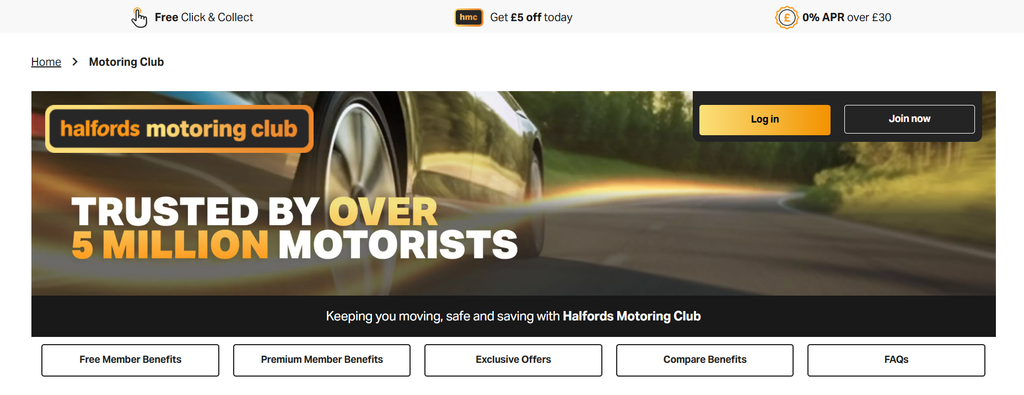 halfords motor club