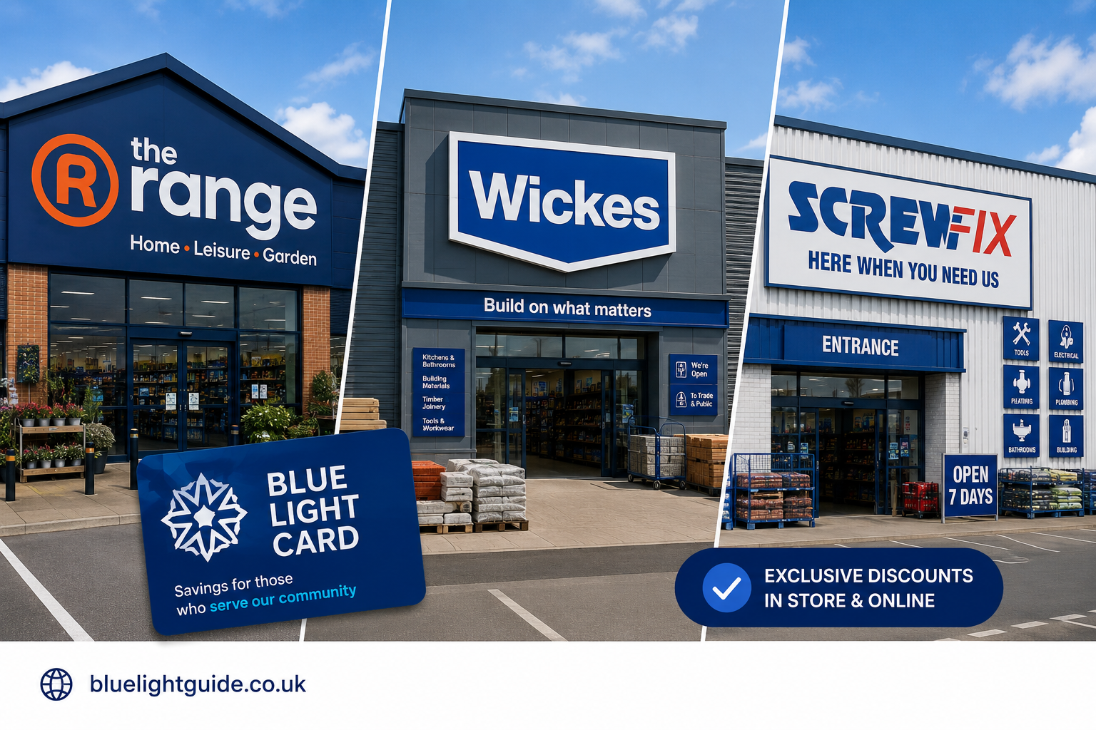 Blue Light Card Retail Savings